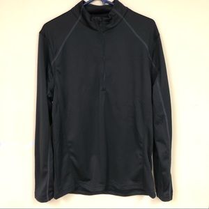 Spyder Men 1/4 zip fleece lined pullover. L